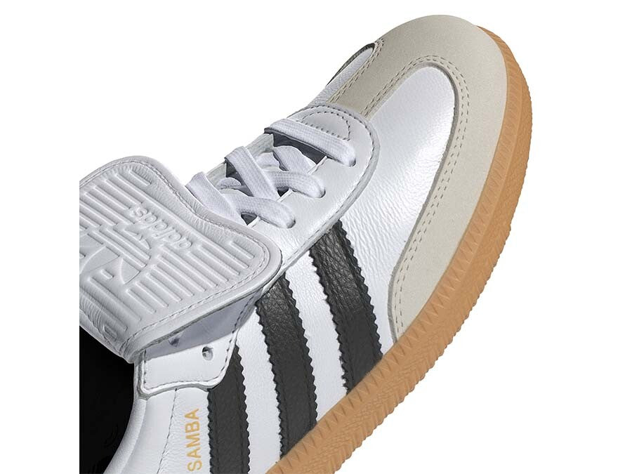 ADIDAS SAMBA LT W BLANCAS BANDAS NEGRAS