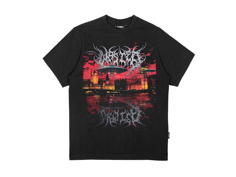 CAMISETA WASTED FADED BLACK SKYLAB