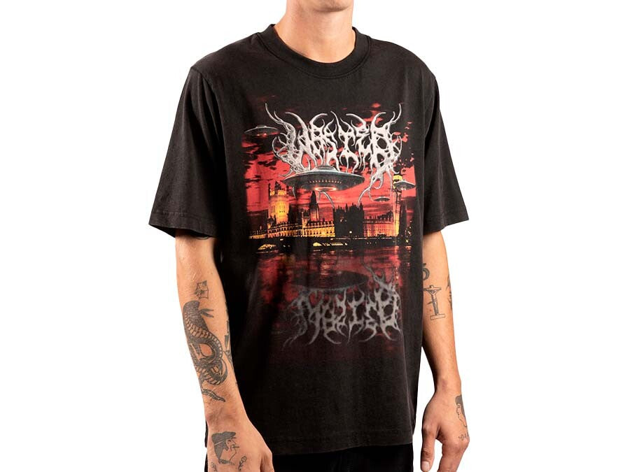 CAMISETA WASTED FADED BLACK SKYLAB