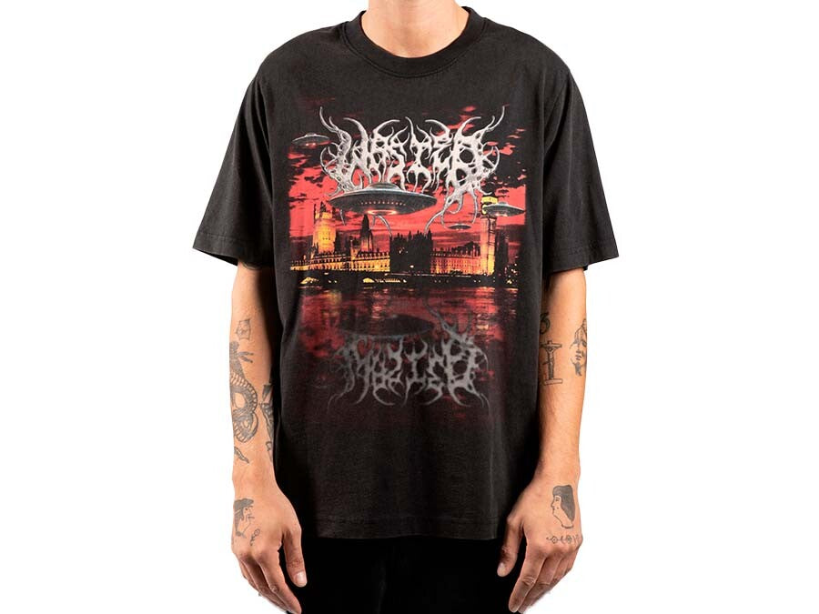 CAMISETA WASTED FADED BLACK SKYLAB