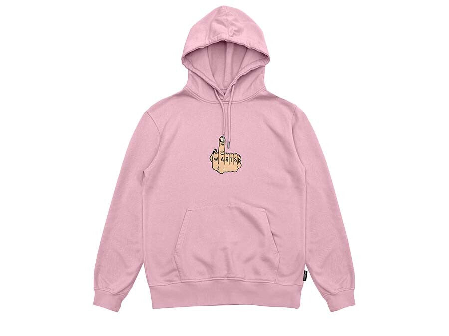 SUDADERA WASTED MIDDLE HOODIE SOUR PINK