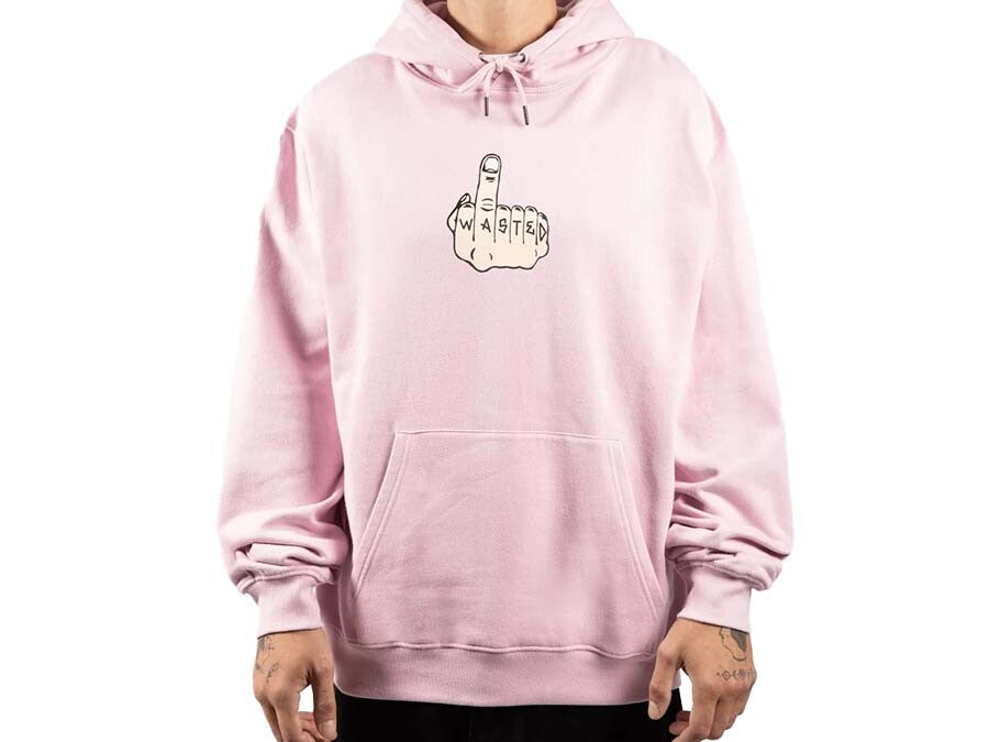 SUDADERA WASTED MIDDLE HOODIE SOUR PINK