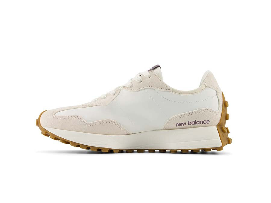 NEW BALANCE 327 WHITE BURGUNDY