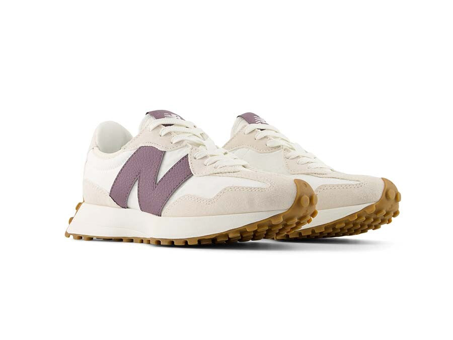 NEW BALANCE 327 WHITE BURGUNDY