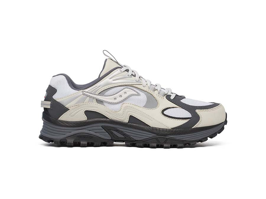 SAUCONY GRID AURA X - GREY PACK WHITE SILVER