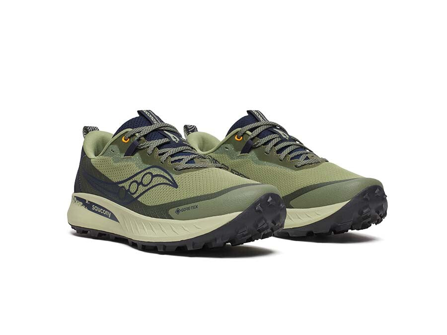 SAUCONY PEREGRINE 15 GTX HEMLOCK NAVY