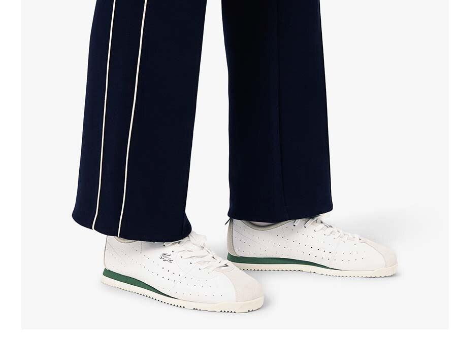 LACOSTE CLUB-LOW SNEAKERS WHITE DARK GREEN