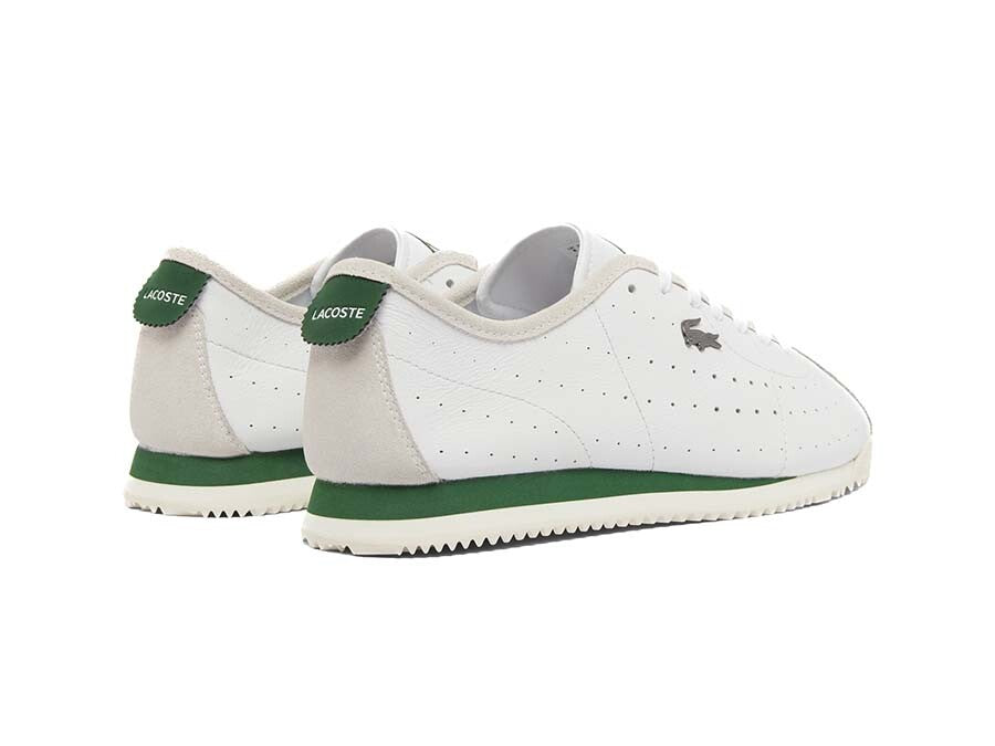 LACOSTE CLUB-LOW SNEAKERS WHITE DARK GREEN