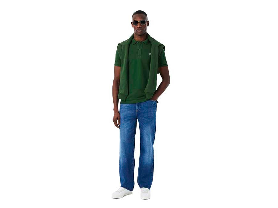 POLO LACOSTE SLIM FIT VERDE