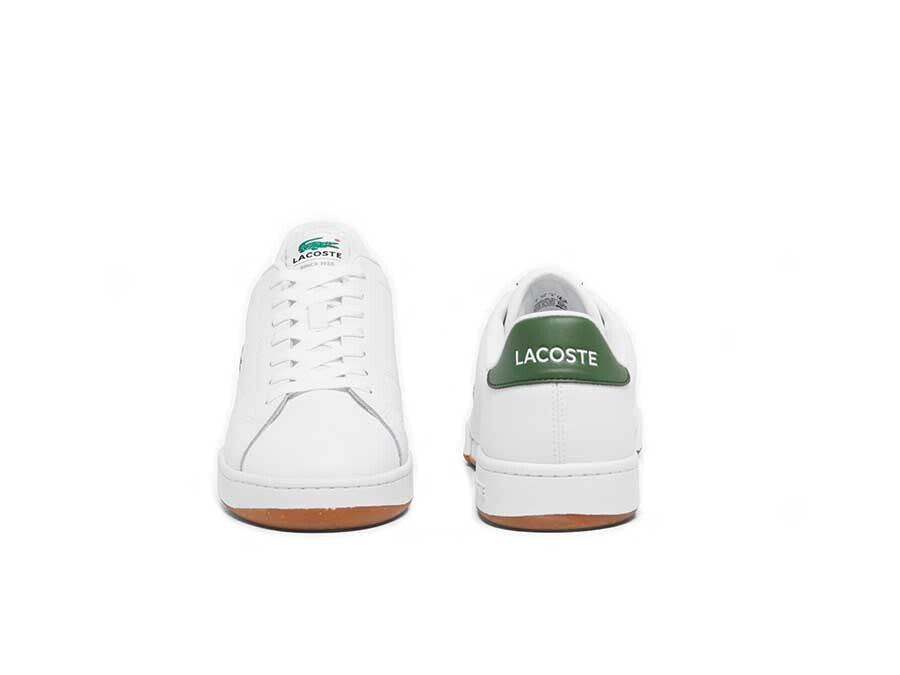 LACOSTE CARNABY CUP SNEAKERS WHITE DARK GREEN