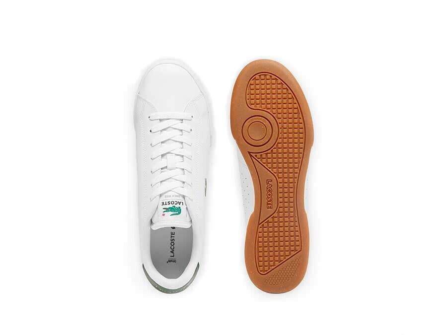 LACOSTE CARNABY CUP SNEAKERS WHITE DARK GREEN