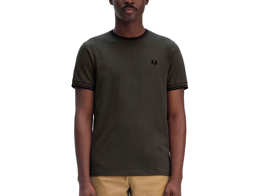 CAMISETA FRED PERRY FIELD GREEN