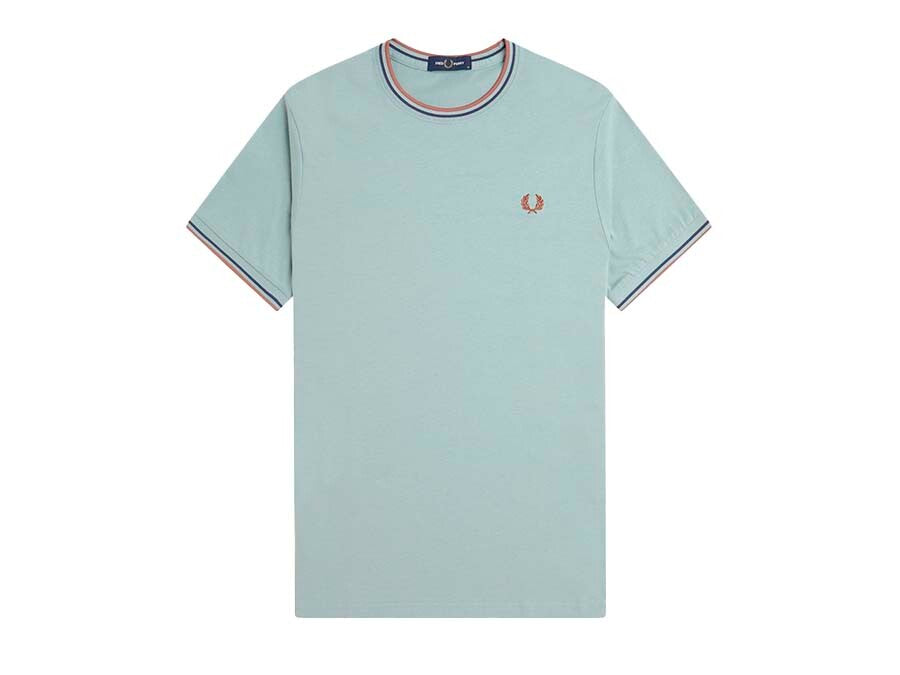 CAMISETA FRED PERRY SILVER BLUE