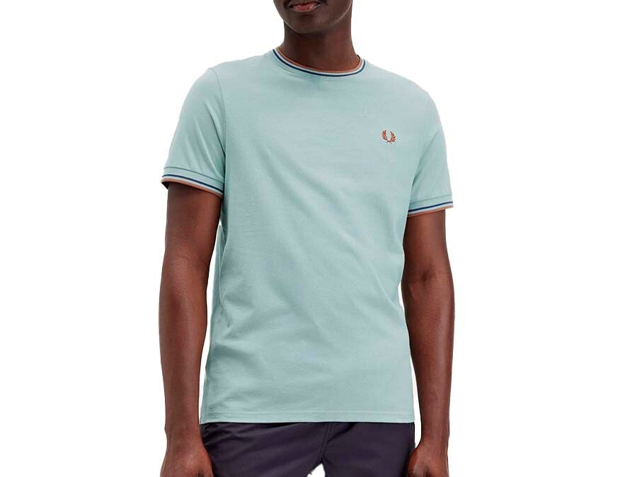 CAMISETA FRED PERRY SILVER BLUE