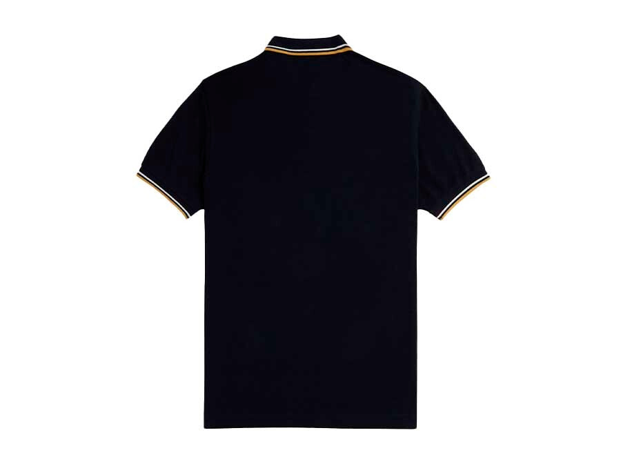 POLO FRED PERRY TWIN TIPPED NAVY  ECRU