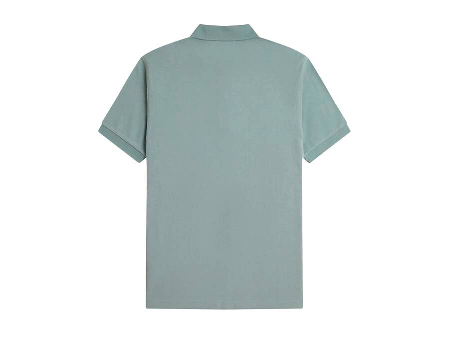 POLO FRED PERRY PLAIN SILVER BLUE