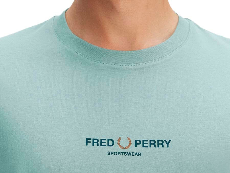 CAMISETA FRED PERRY SPORTWEAR SILVER BLUE
