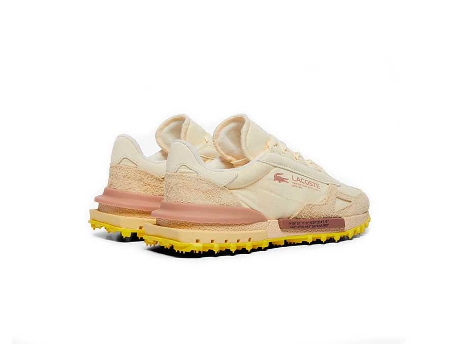 LACOSTE WOMEN ELITE ACTIVE SNEAKERS LIGHT YELLOW