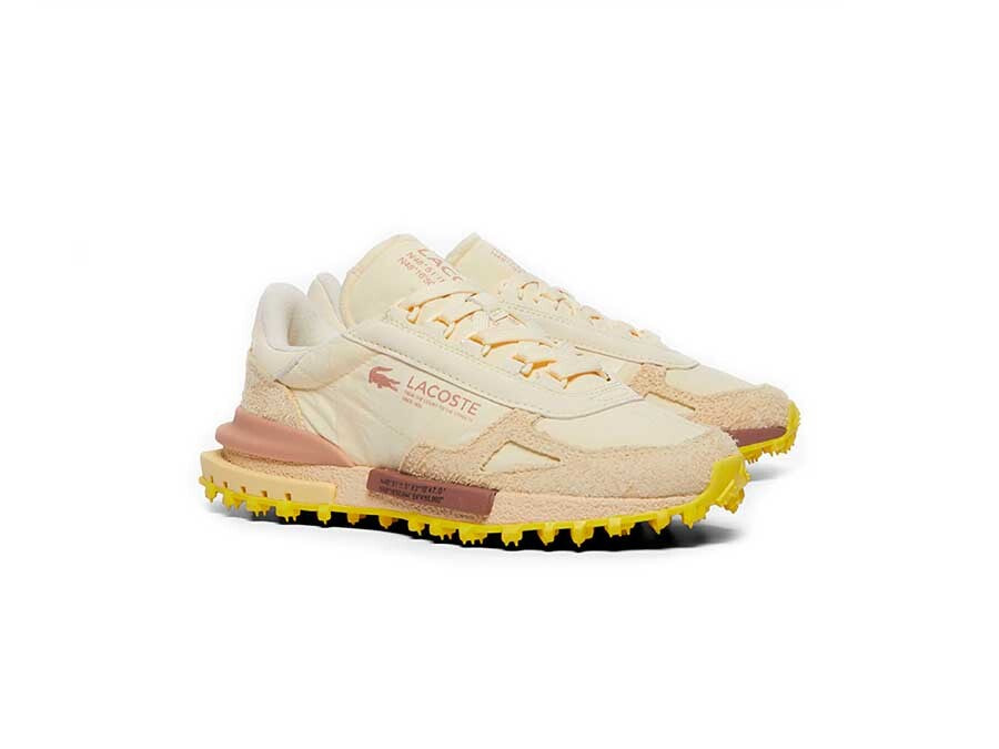 LACOSTE WOMEN ELITE ACTIVE SNEAKERS LIGHT YELLOW