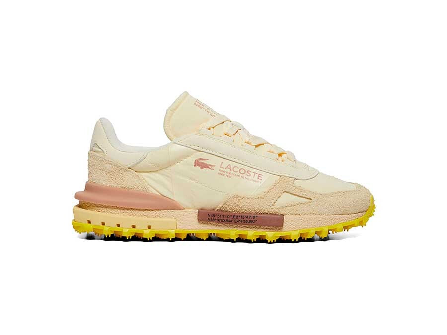 LACOSTE WOMEN ELITE ACTIVE SNEAKERS LIGHT YELLOW