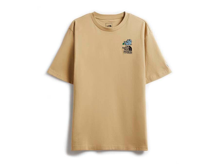 CAMISETA TNF MOUNTAIN CLEANUP OVERSIZED TEE KHAKI