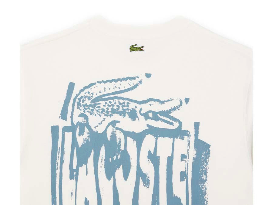 CAMISETA LACOSTE GRAPHIC WHITE