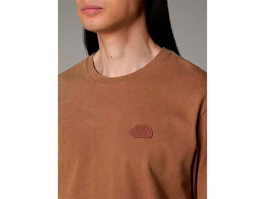CAMISETA TNF SS NATURE RELAXED TEE LATTE
