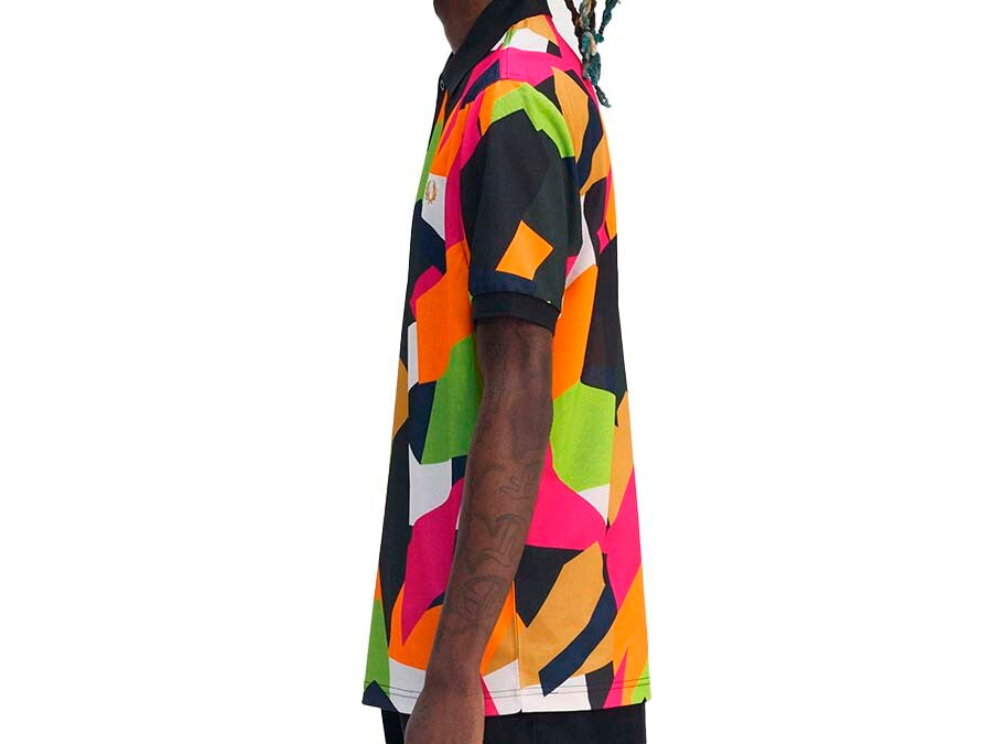 POLO FRED PERRY ON COURT PRINTED SHIRT TENNIS BLUE