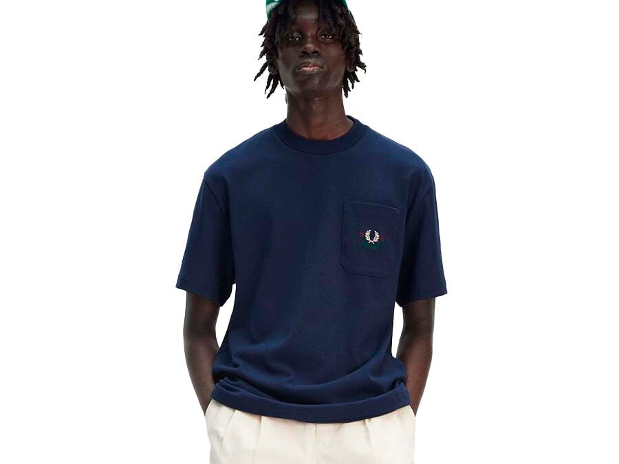CAMISETA FRED PERRY RELAXED 1952 T-SHIRT TENNIS BLUE