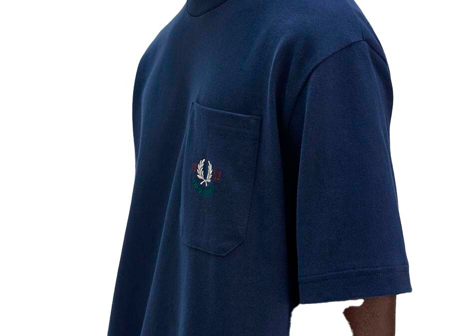 CAMISETA FRED PERRY RELAXED 1952 T-SHIRT TENNIS BLUE