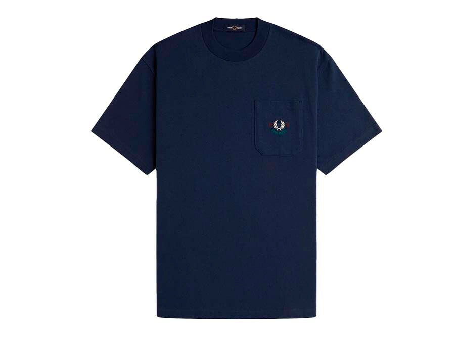 CAMISETA FRED PERRY RELAXED 1952 T-SHIRT TENNIS BLUE
