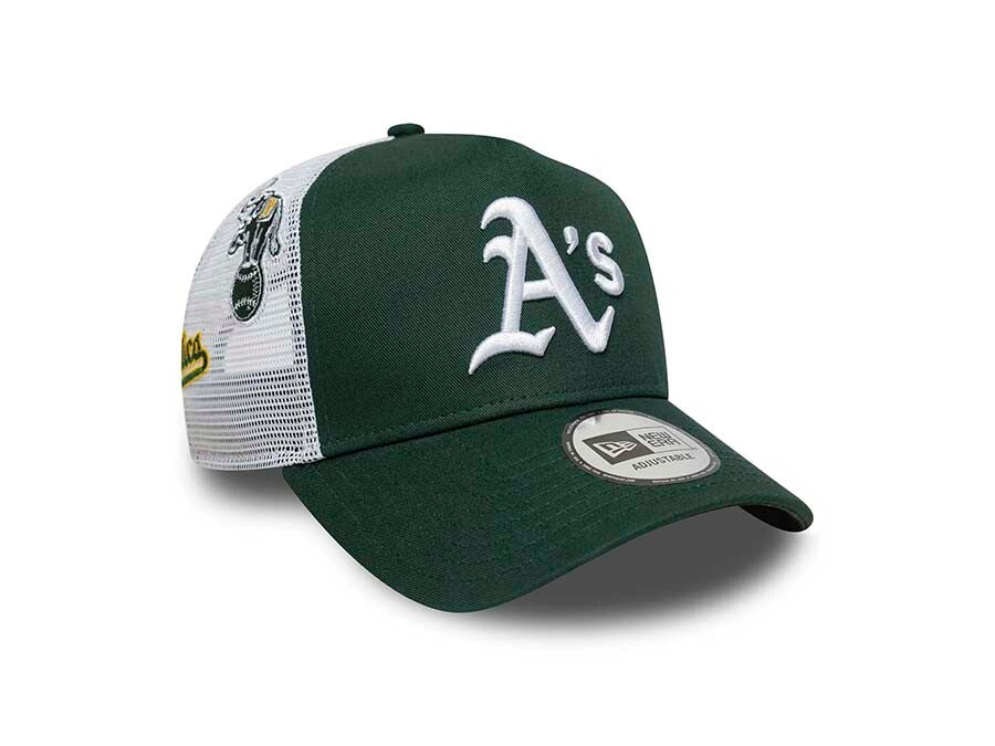 GORRA NEW ERA MULTI PATCH TRUCKER OAKATH DKG