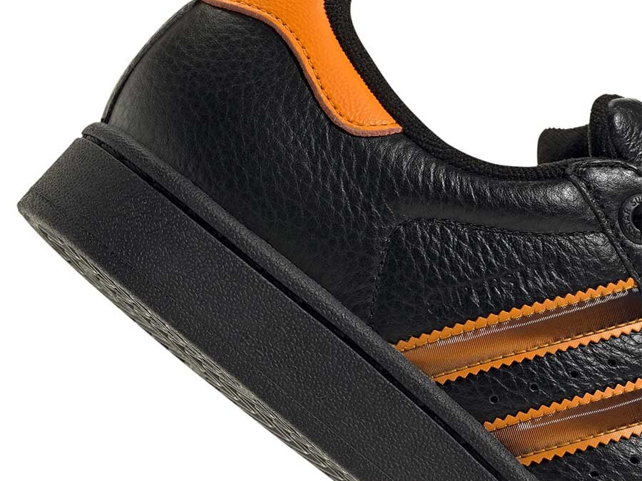ADIDAS SUPERSTAR II W BLACK ORANGE