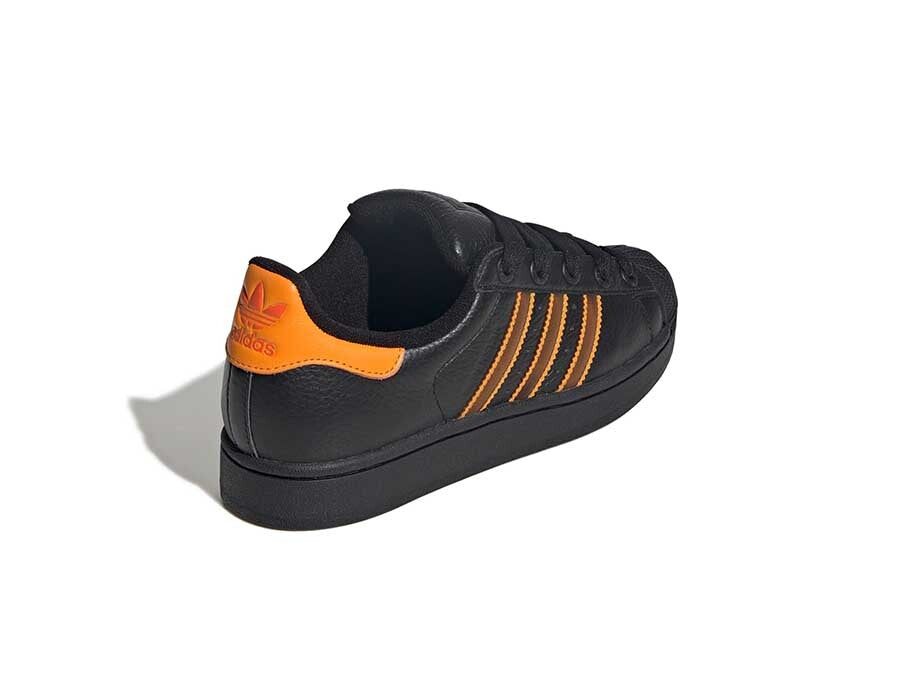ADIDAS SUPERSTAR II W BLACK ORANGE