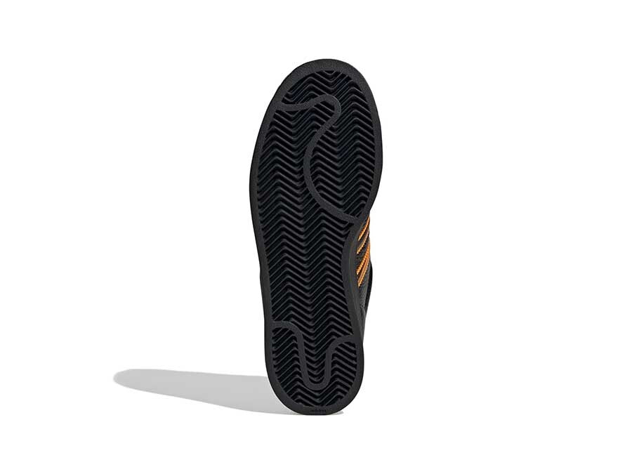 ADIDAS SUPERSTAR II W BLACK ORANGE