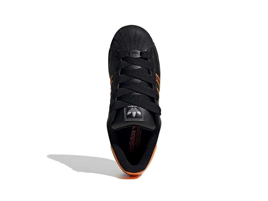 ADIDAS SUPERSTAR II W BLACK ORANGE