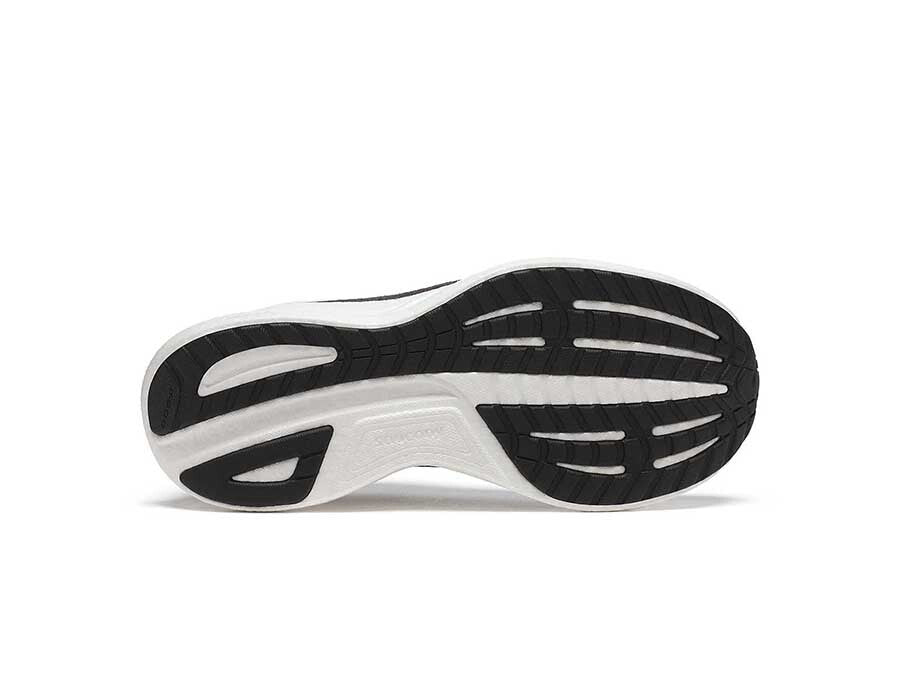 SAUCONY RIDE 18 - BLACK WHITE