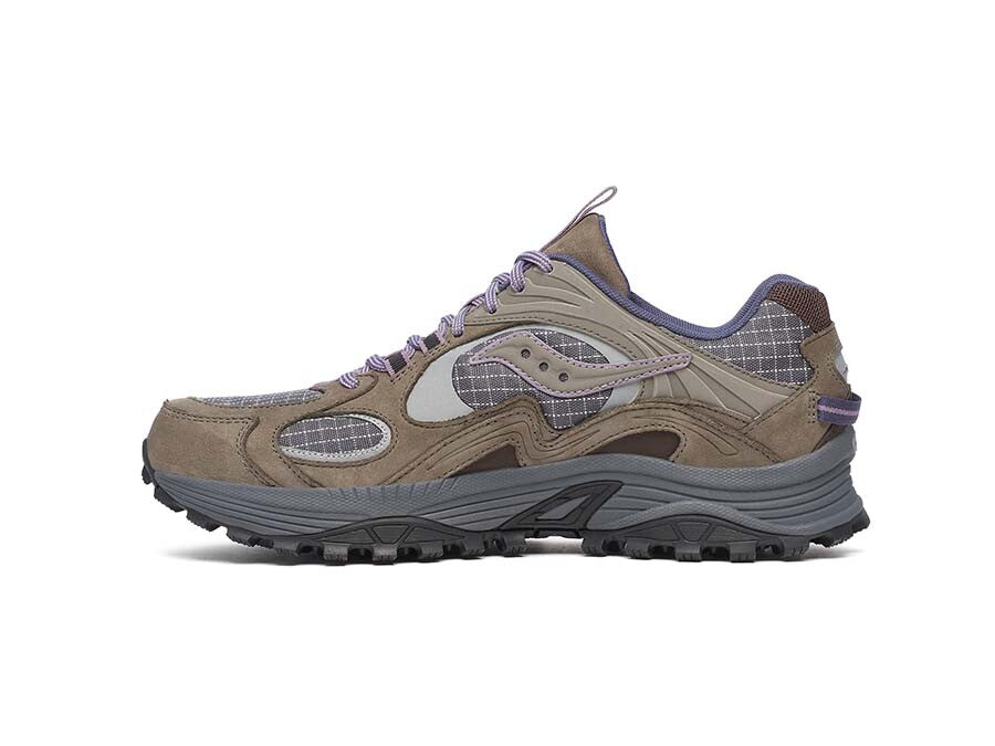 SAUCONY GRID AURA X - DARK GREY MUD WINTER TECH