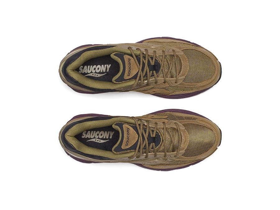 SAUCONY PROGRID OMNI 9 - BROWN WINE ARMOR PACK