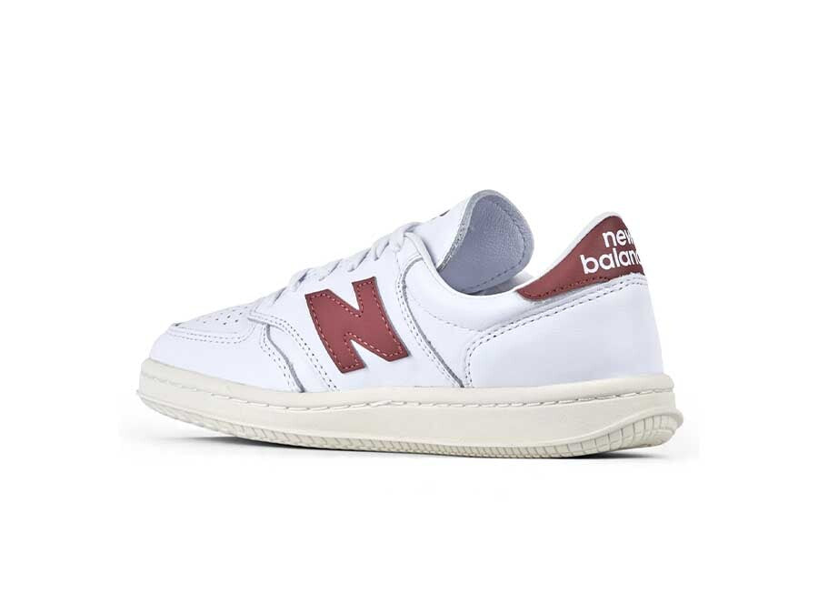 NEW BALANCE T500 WHITE BURGUNDY