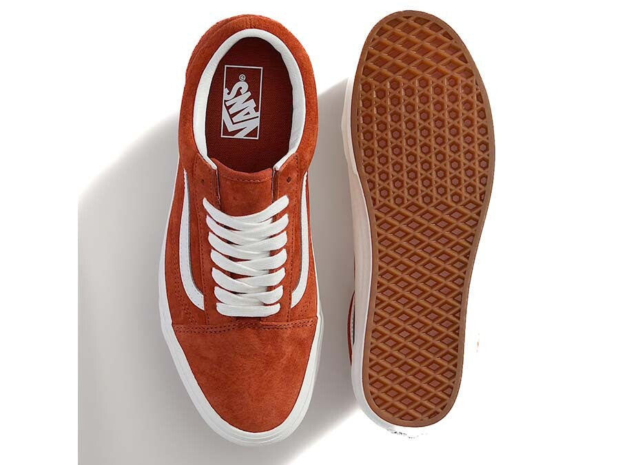 VANS OLD SKOOL PIG SUEDE BURNT ORANGE