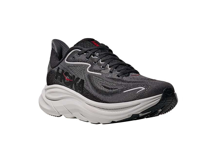 HOKA CLIFTON 10 CARBON BLACK SATELLITE GREY