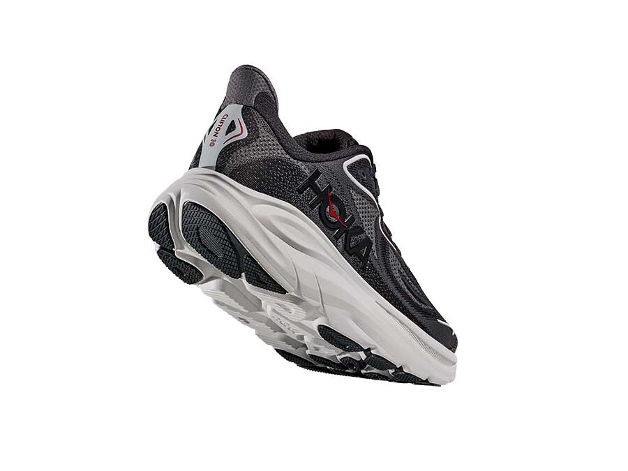 HOKA CLIFTON 10 CARBON BLACK SATELLITE GREY