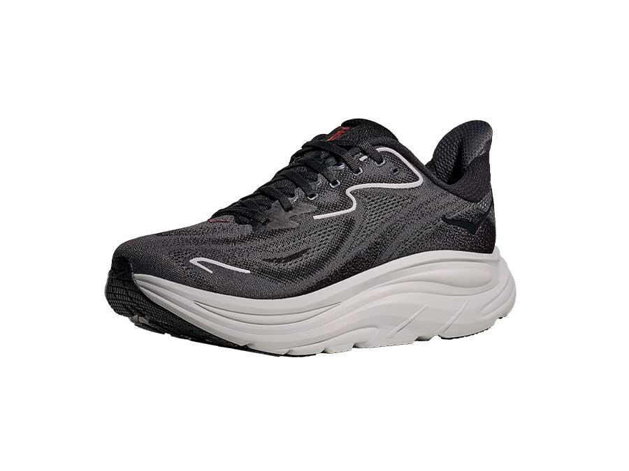 HOKA CLIFTON 10 CARBON BLACK SATELLITE GREY