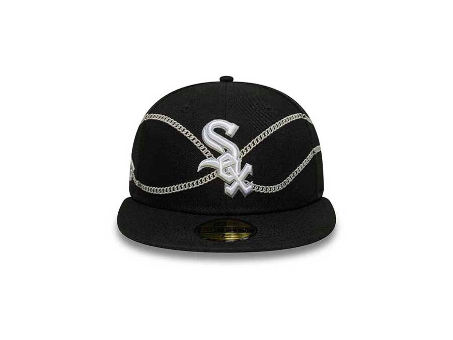 GORRA NEW ERA MLB CHAIN WRAP 59FIFTY CHIWHI BLK