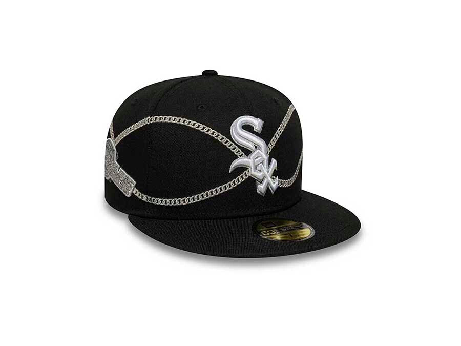 GORRA NEW ERA MLB CHAIN WRAP 59FIFTY CHIWHI BLK