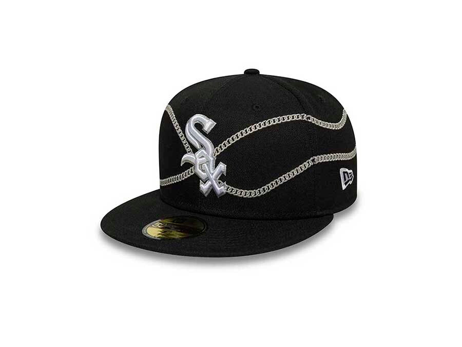 GORRA NEW ERA MLB CHAIN WRAP 59FIFTY CHIWHI BLK