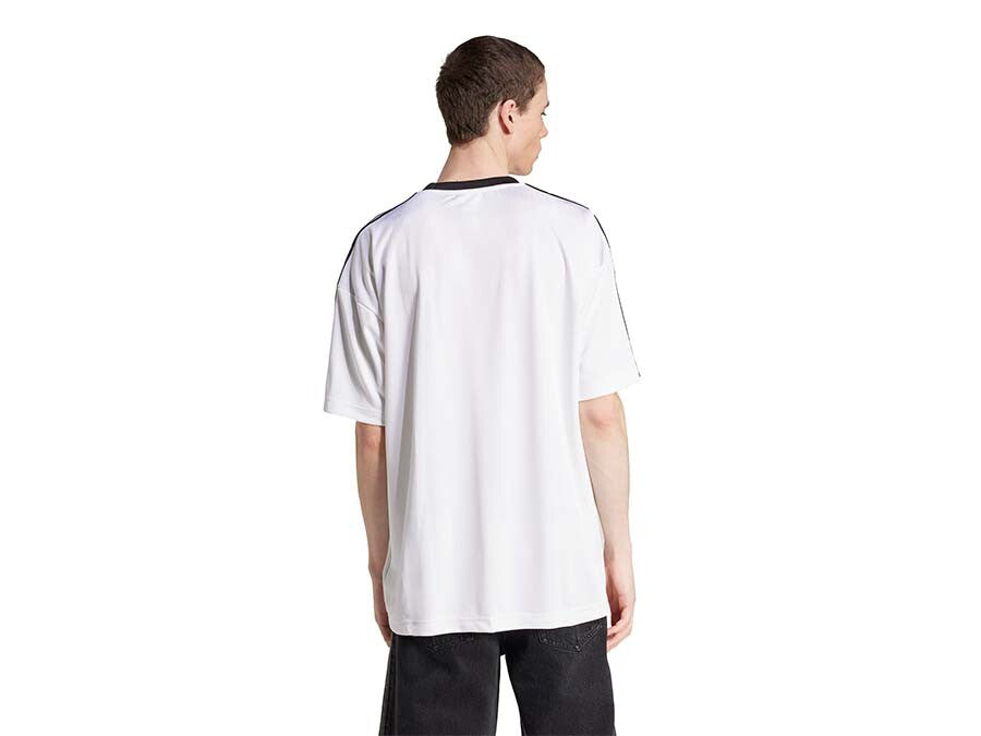 CAMISETA ADIDAS JACQUARD JERSEY BLANCO NEGRO