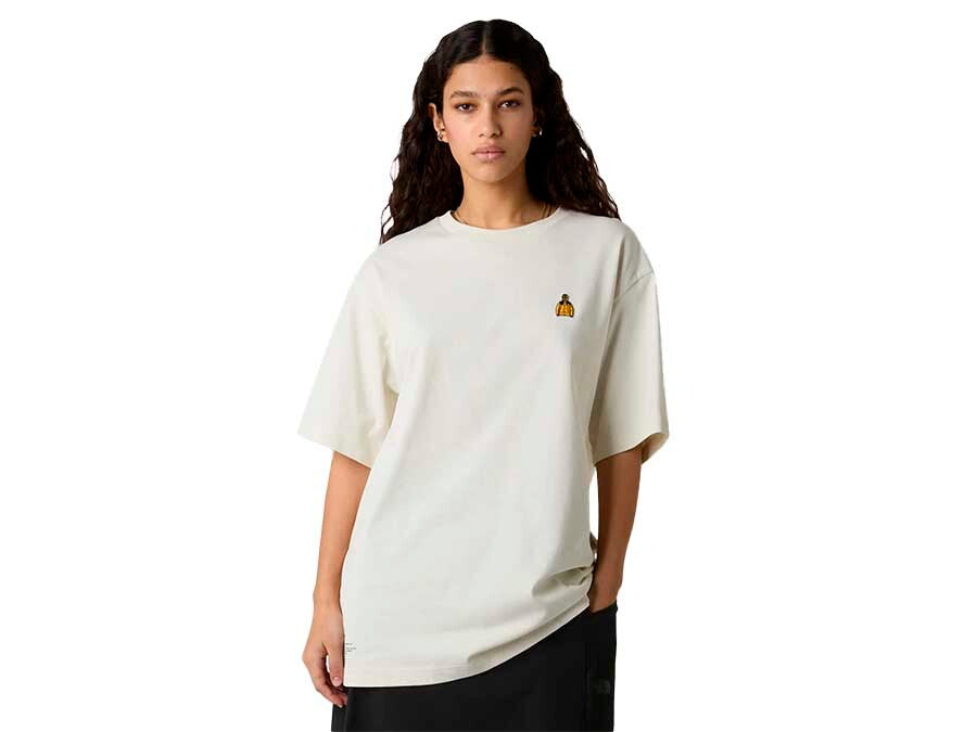 CAMISETA TNF U ICON MOUNTAIN JACKET RELAXED TEE WH