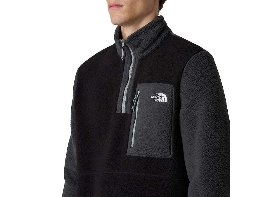 FORRO TNF M YUMIORI 1-4 ZIP BLACK